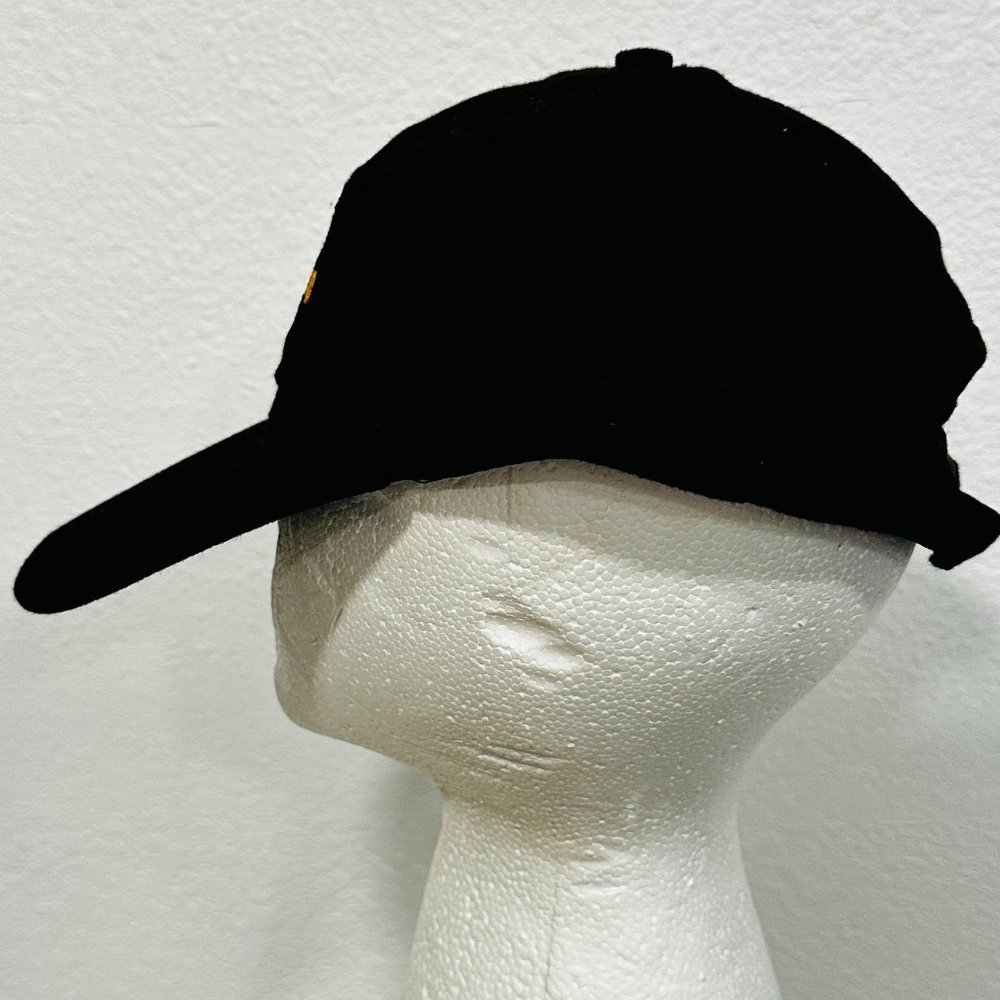 Italia Baseball Cap Trucker Hat Bamboo Lightweight Black Embroidered One Size OS - Picture 5 of 9